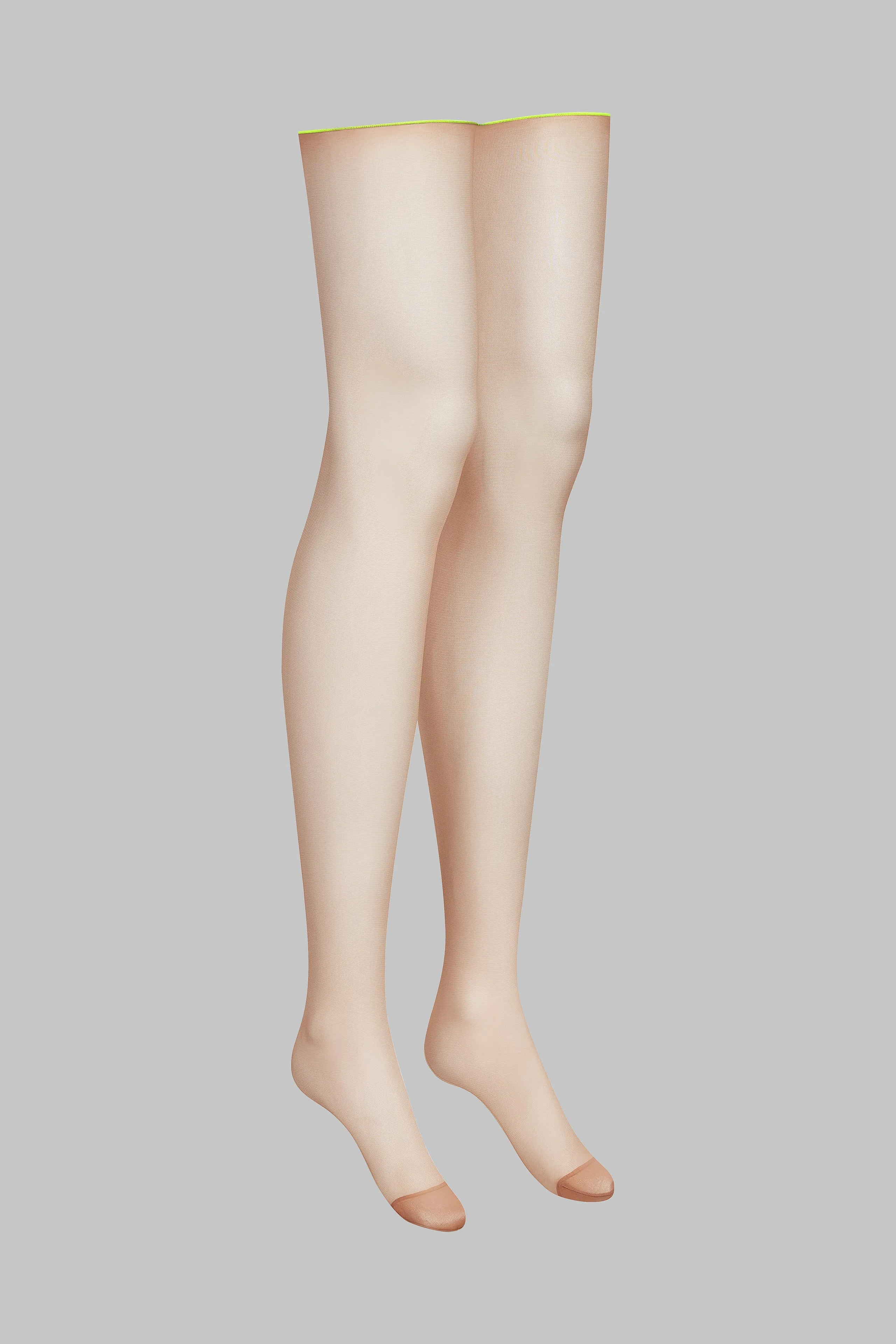 20D neon seam rolled stockings - Les Coquetteries