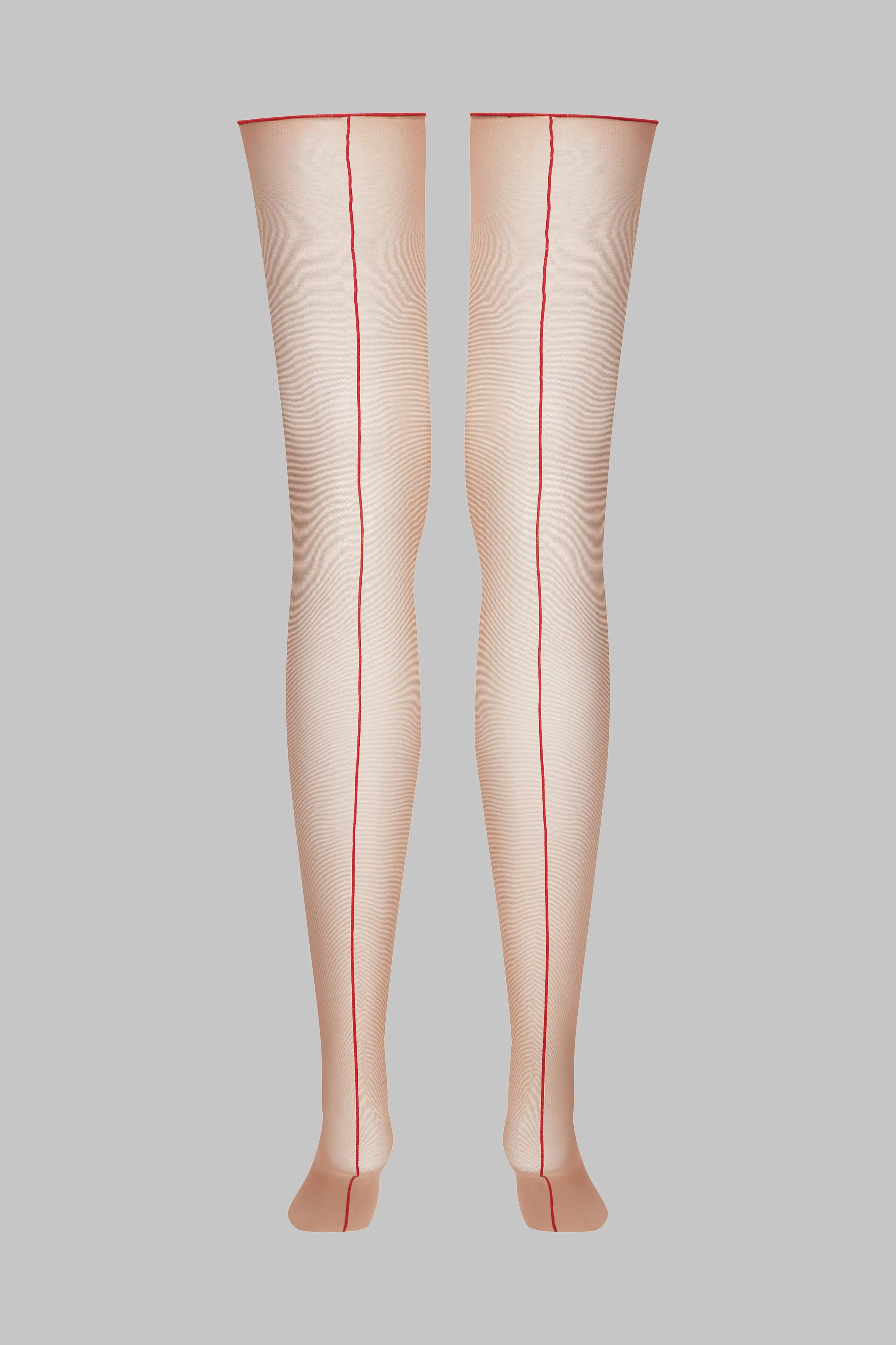 20D rolled seam cut stockings - Les Coquetteries