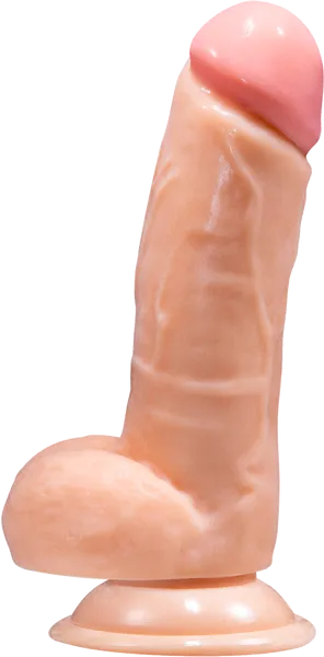 6.5 Realistic Dong With Balls (Flesh)