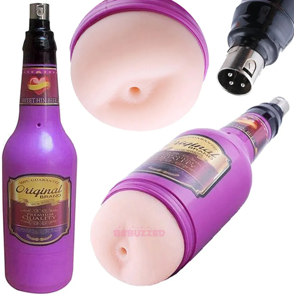 Automatic THRUSTING Sex Machine Telescopic 3XLR Dildo Male Masturbator Vibrator