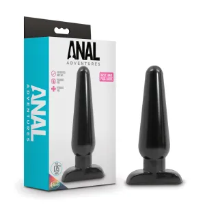 Blush Anal Adventures Basic Anal Plug - Large Black
