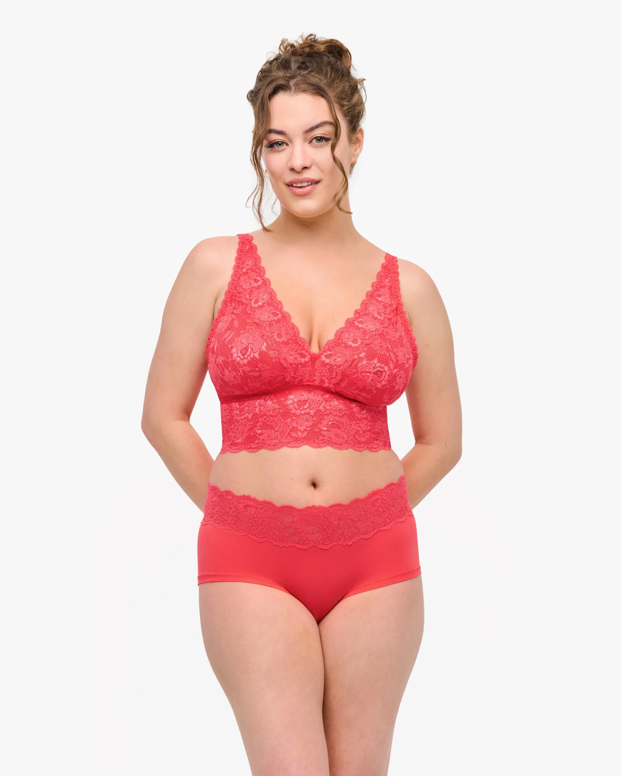 Bralette Tipo Top Escotado Curvy