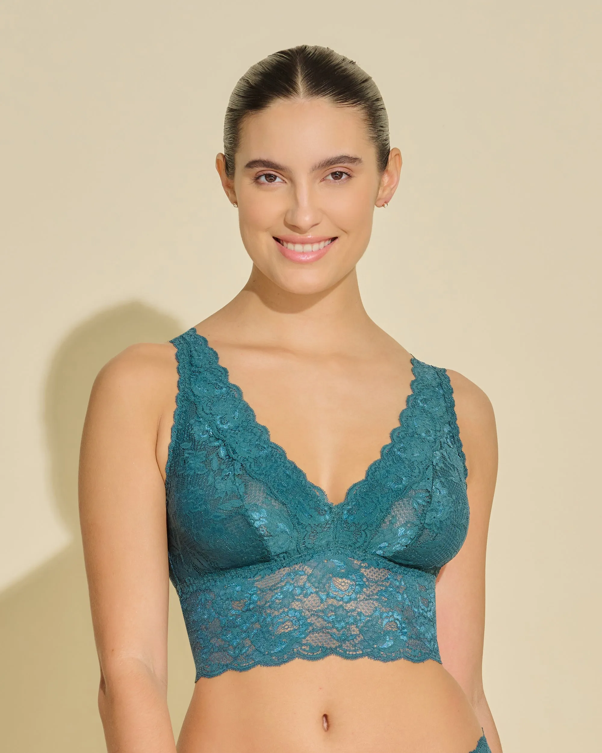 Brassière Décolleté Plongeant Longline