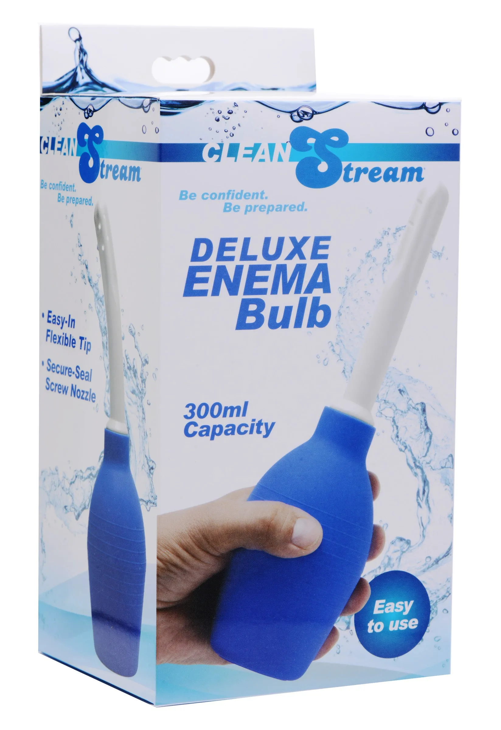 CleanStream Deluxe Enema Bulb Large 300ml Rectal Cleaner Anal Vaginal Douche