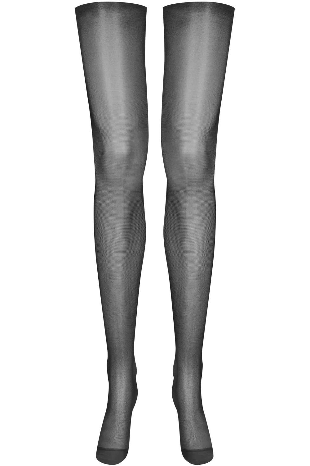 Cut & Curled Seamed Stockings 20 Denier