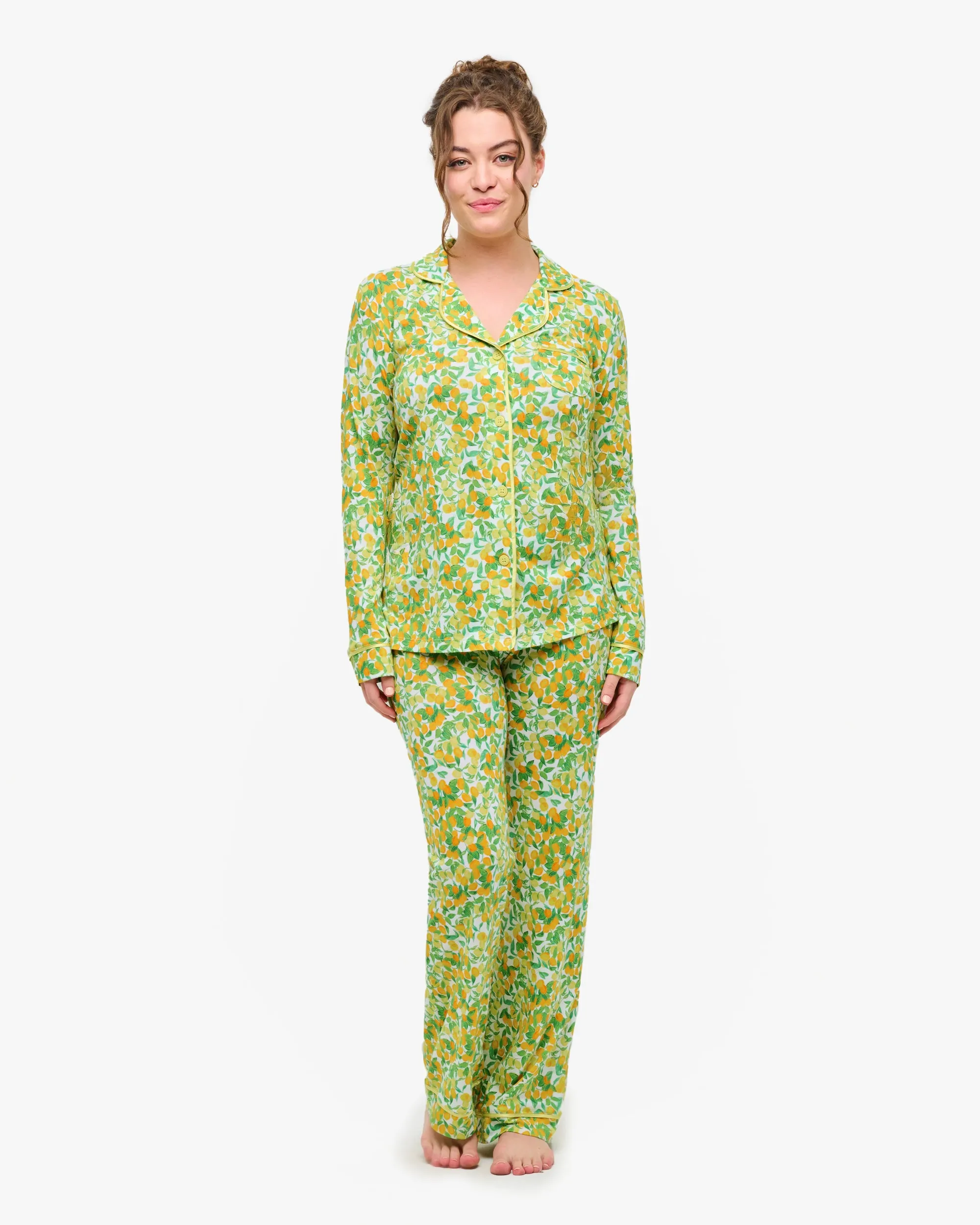 Ensemble Pyjama Haut À Manches Longues Et Pantalon
