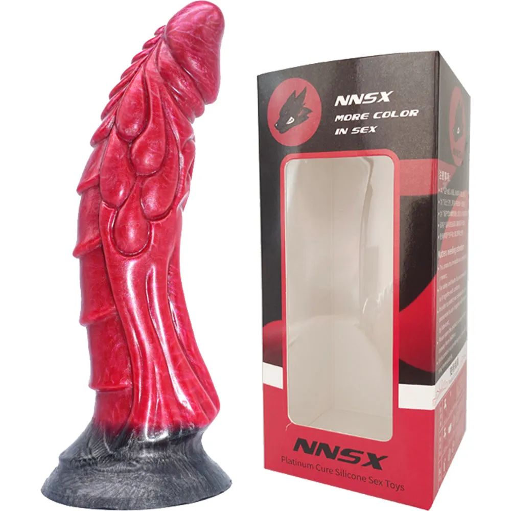 FAAK N5009 Aula 9 Platinum Liquid Silicone Anal Plug Dildo