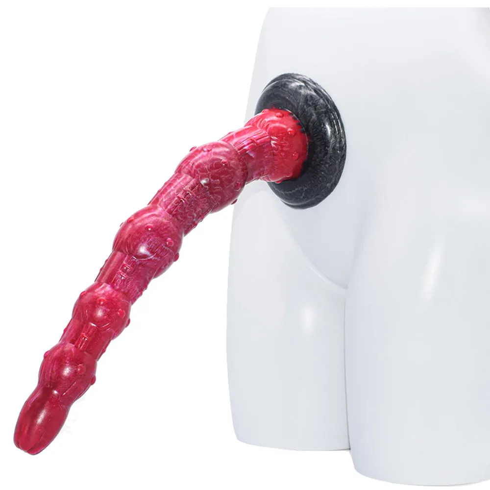 FAAK N5012 Aula 14.5 Large Platinum Liquid Silicone Anal Plug Dildo