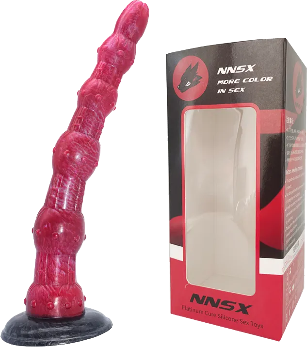 FAAK N5012 Aula 14.5 Large Platinum Liquid Silicone Anal Plug Dildo