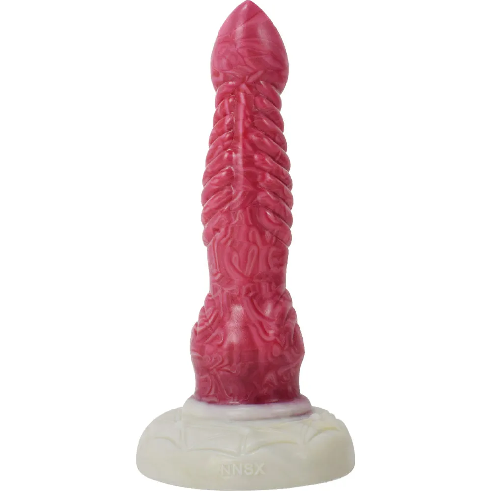 FAAK N5026 Aula 8.5  Platinum Liquid Silicone Anal Plug Dildo