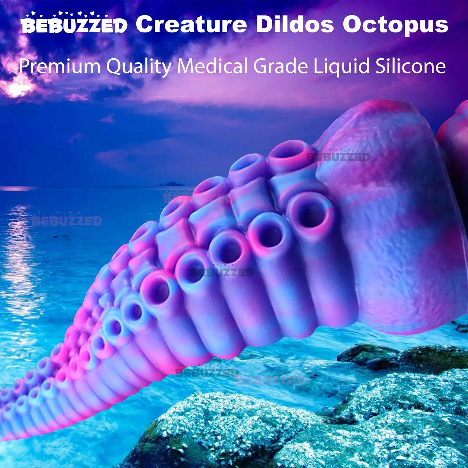 Fantasy Creature Octopus Tentacle Dildo Alien Anal Plug Large Cock Adult Sex Toy