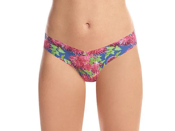 Flower Patterned Thong