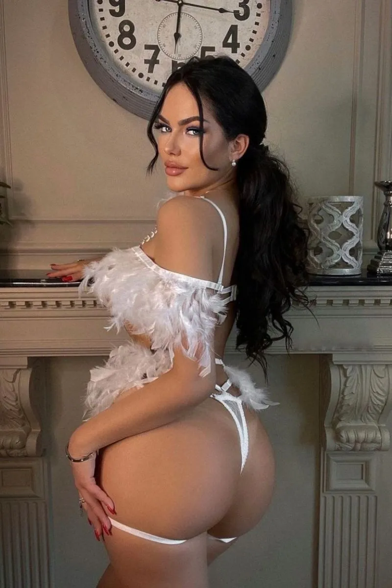 Four-piece lingerie set - PRUNE White