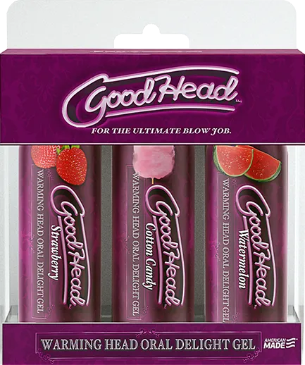 Goodhead Warming Head Personal Lubricant Strawberry Candy Melon Oral Sex Lube