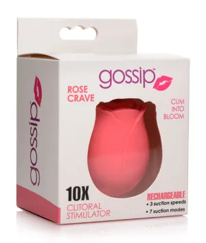 GOSSIP CUM INTO BLOOM CLITORAL VIBRATOR - ROSE CRAVE