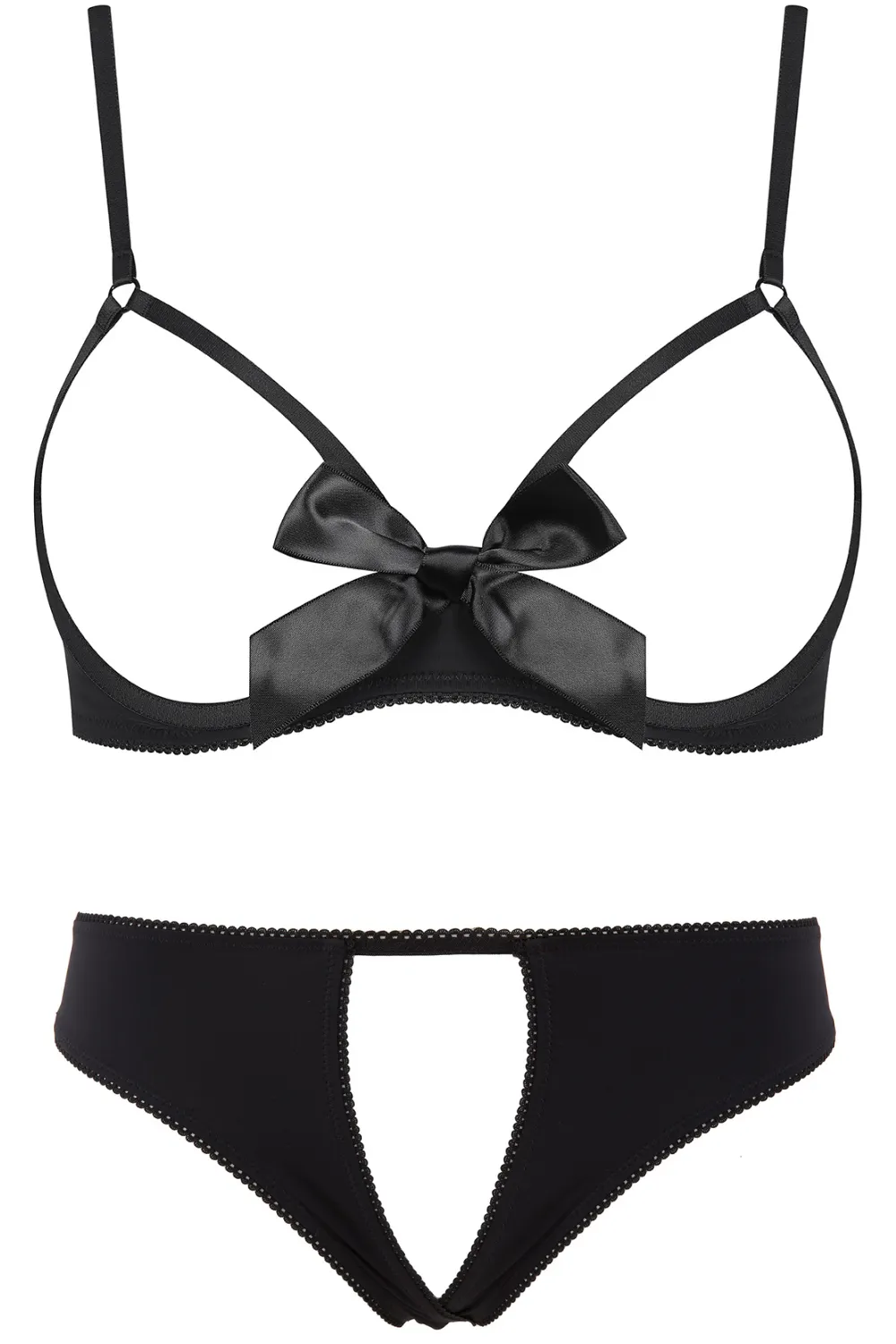 Le Petit Secret Cupless Bra & Open Brief