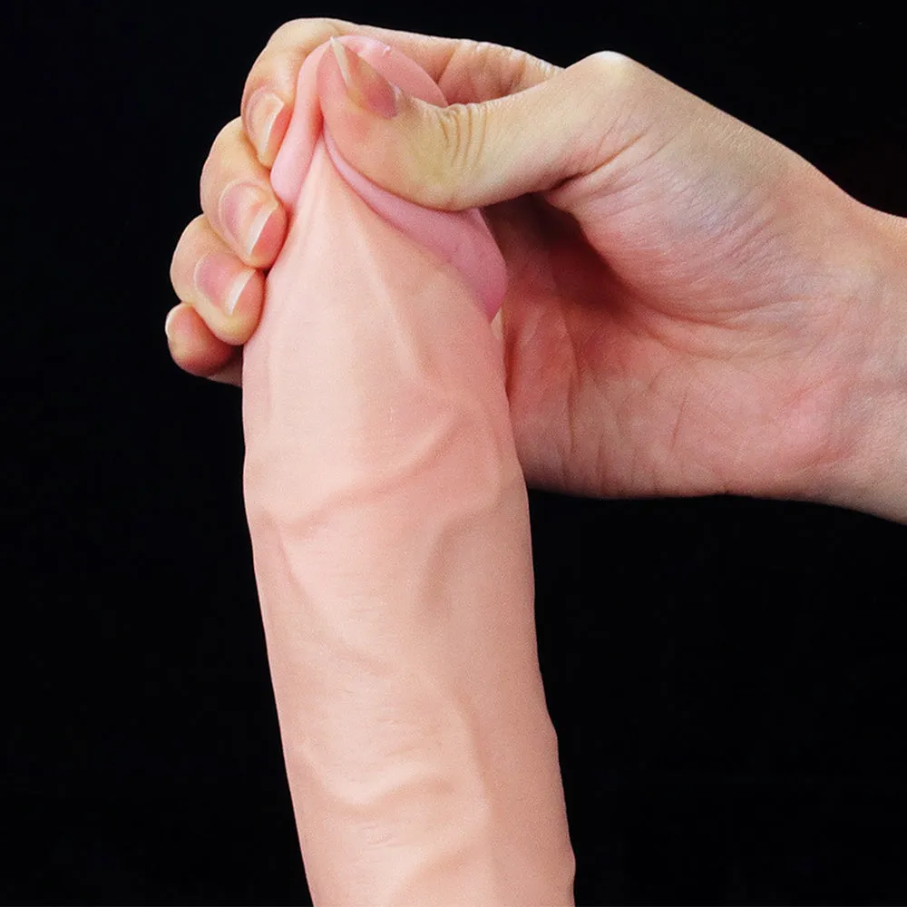 Lovetoy Cumming Softee Ejaculation Cock 9'' Balls Realistic Squirting Dildo