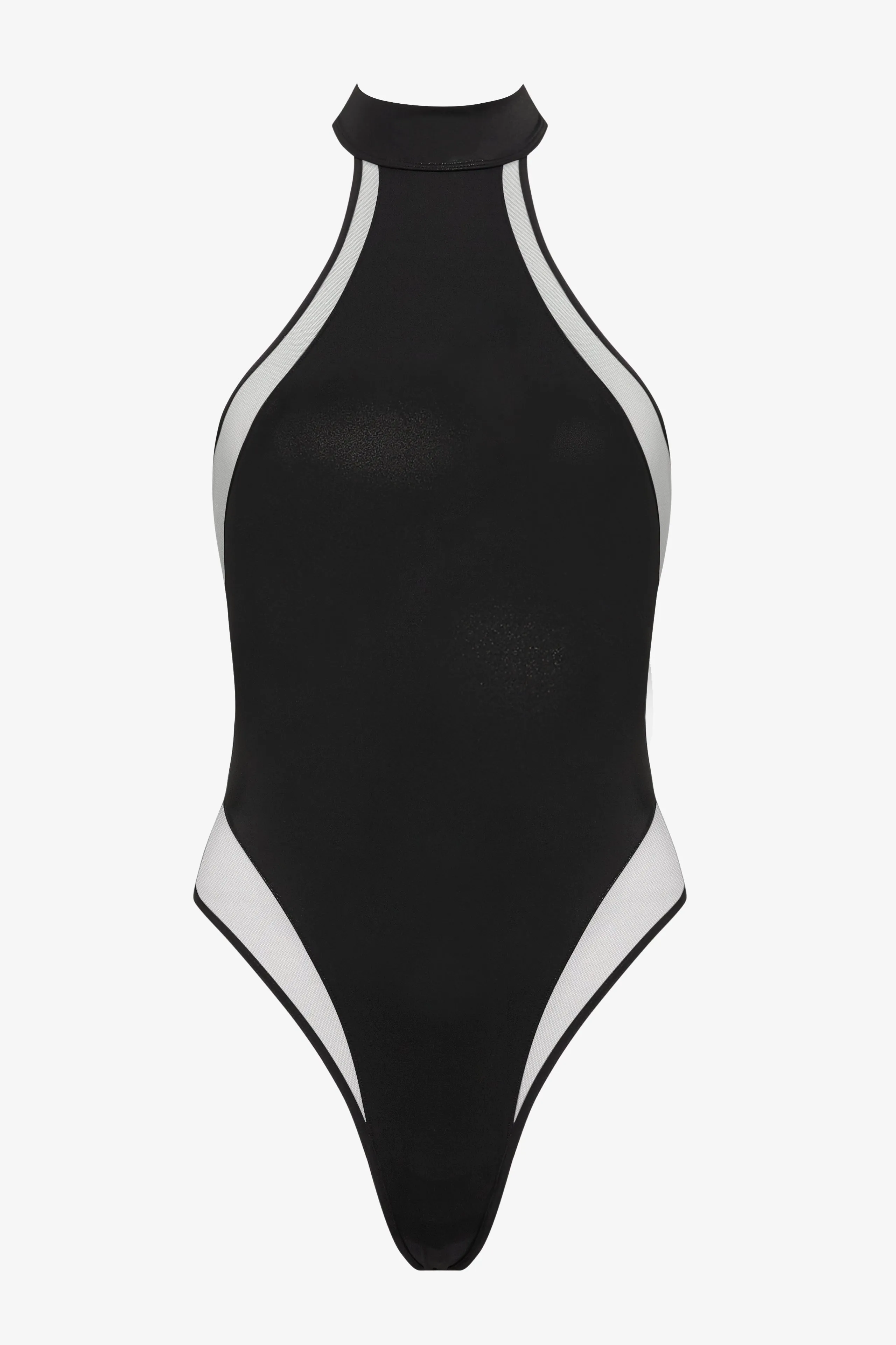 Maillot une pièce encolure américaine - Minuit