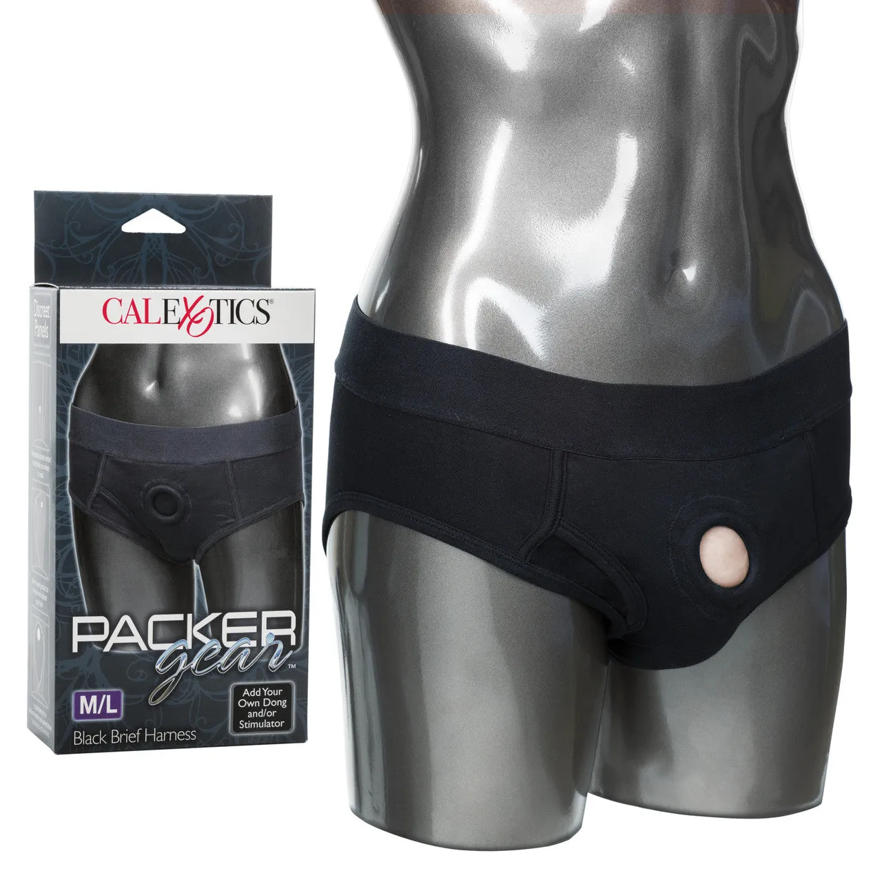Packer Gear Black Brief Harness M/l
