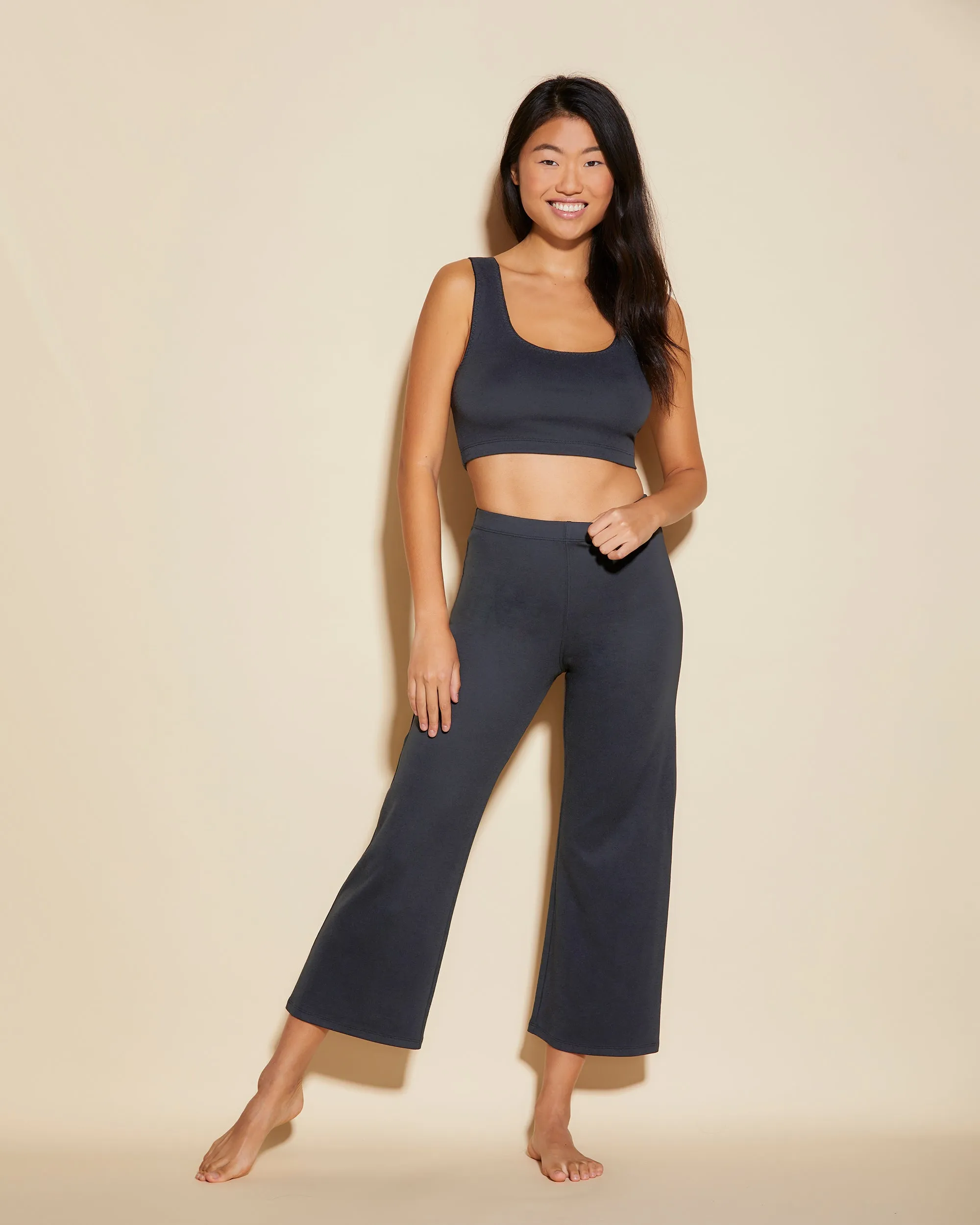 Pantalon Raccourci Évasé