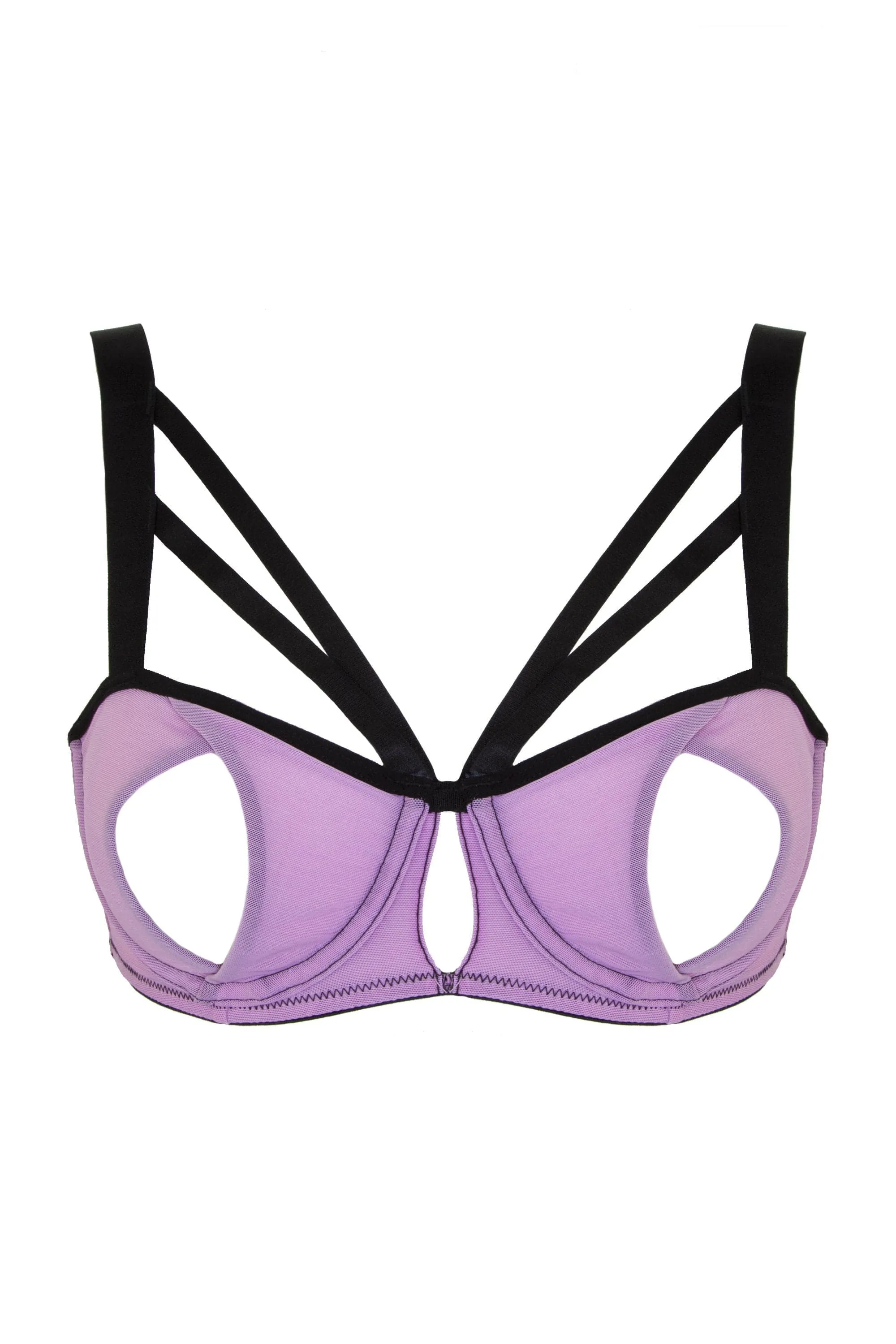 Peek & Beau Faye Lilac Peek Cup Bra DD 