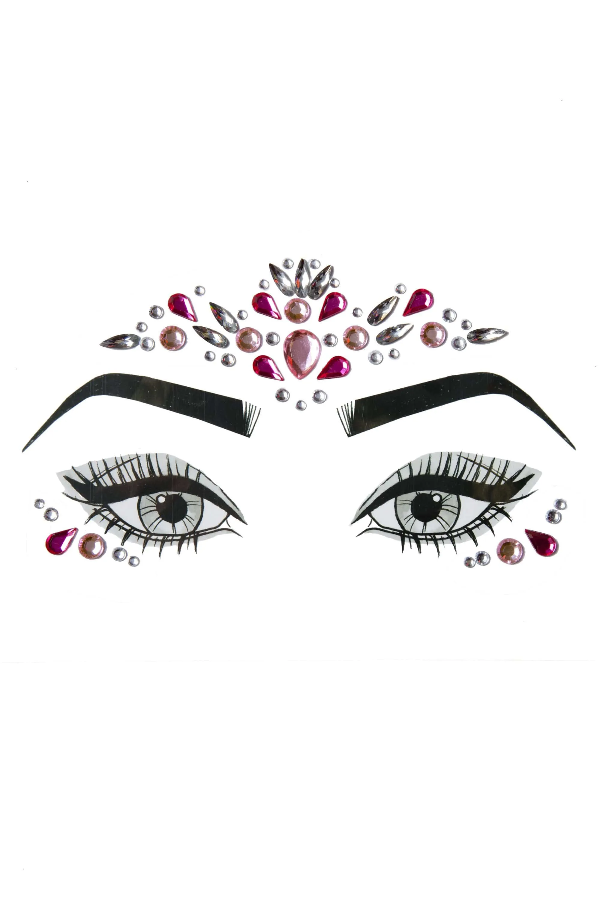 Pink Face Jewels