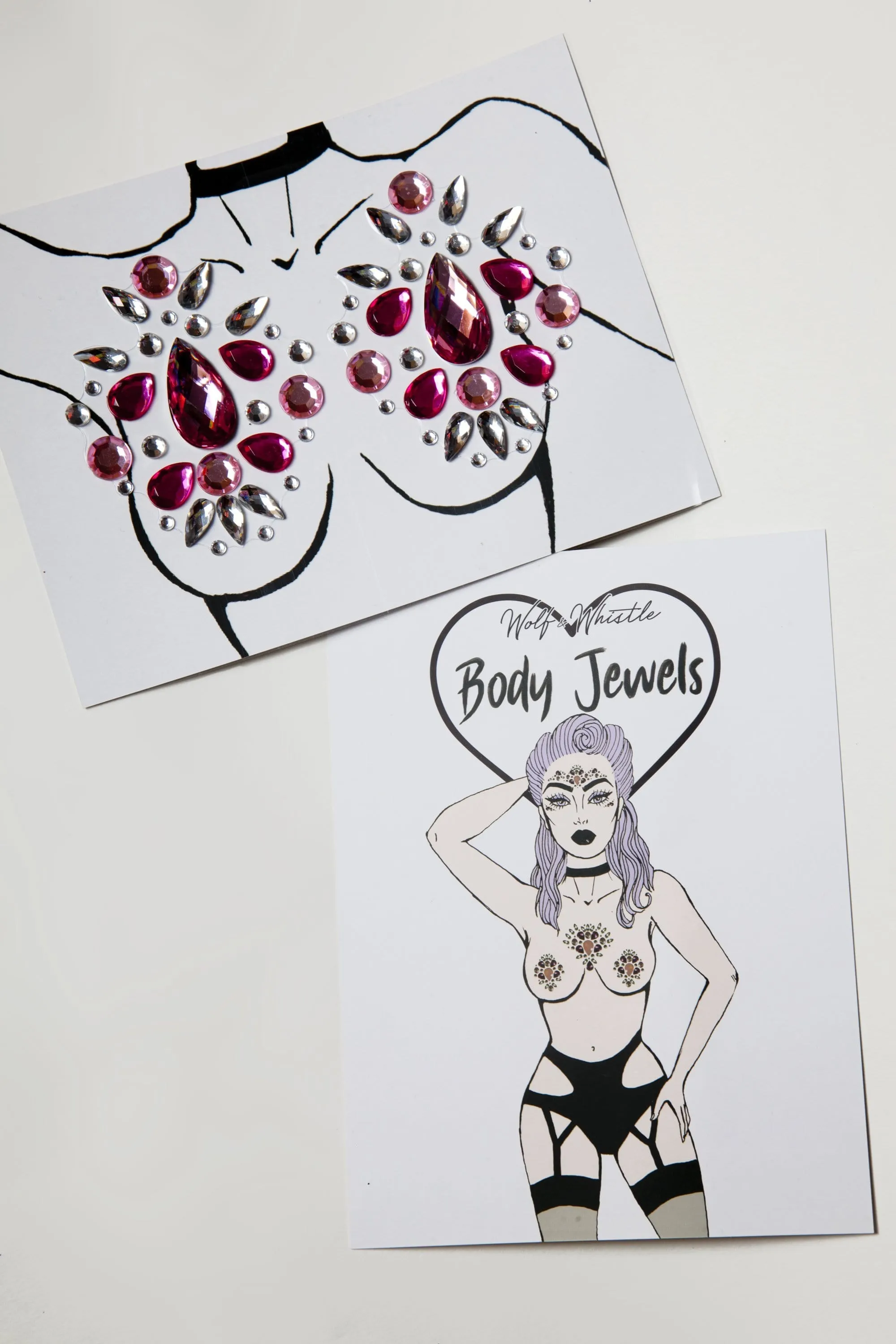 Pink Large Nipple Body Jewels