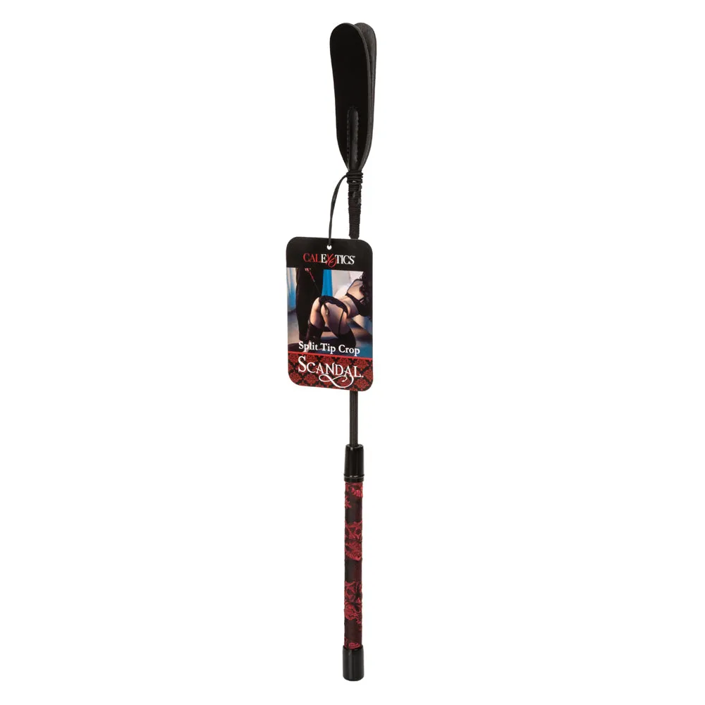 Scandal Split Crop Black 18 inches