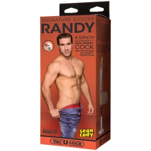 Signature Cocks ULTRASKYN 8.5' Cock w/Removable Vac-U-Lock Suction Cup - Randy