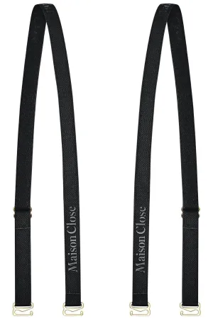 Signature Shoulder Straps Black/Gold