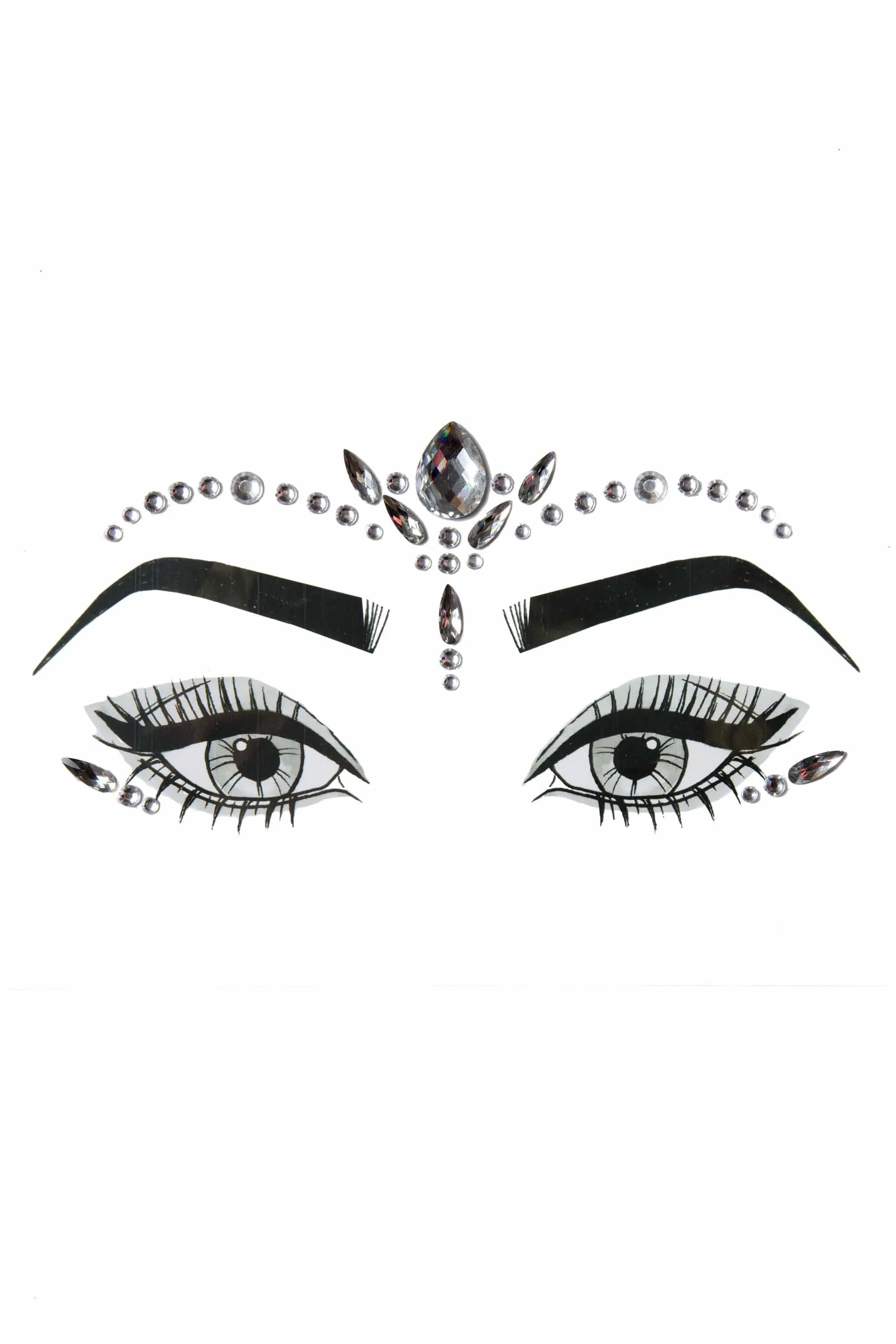Silver Face Jewels