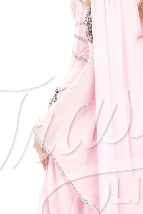 Siren Single Sleeve with Rhinestones