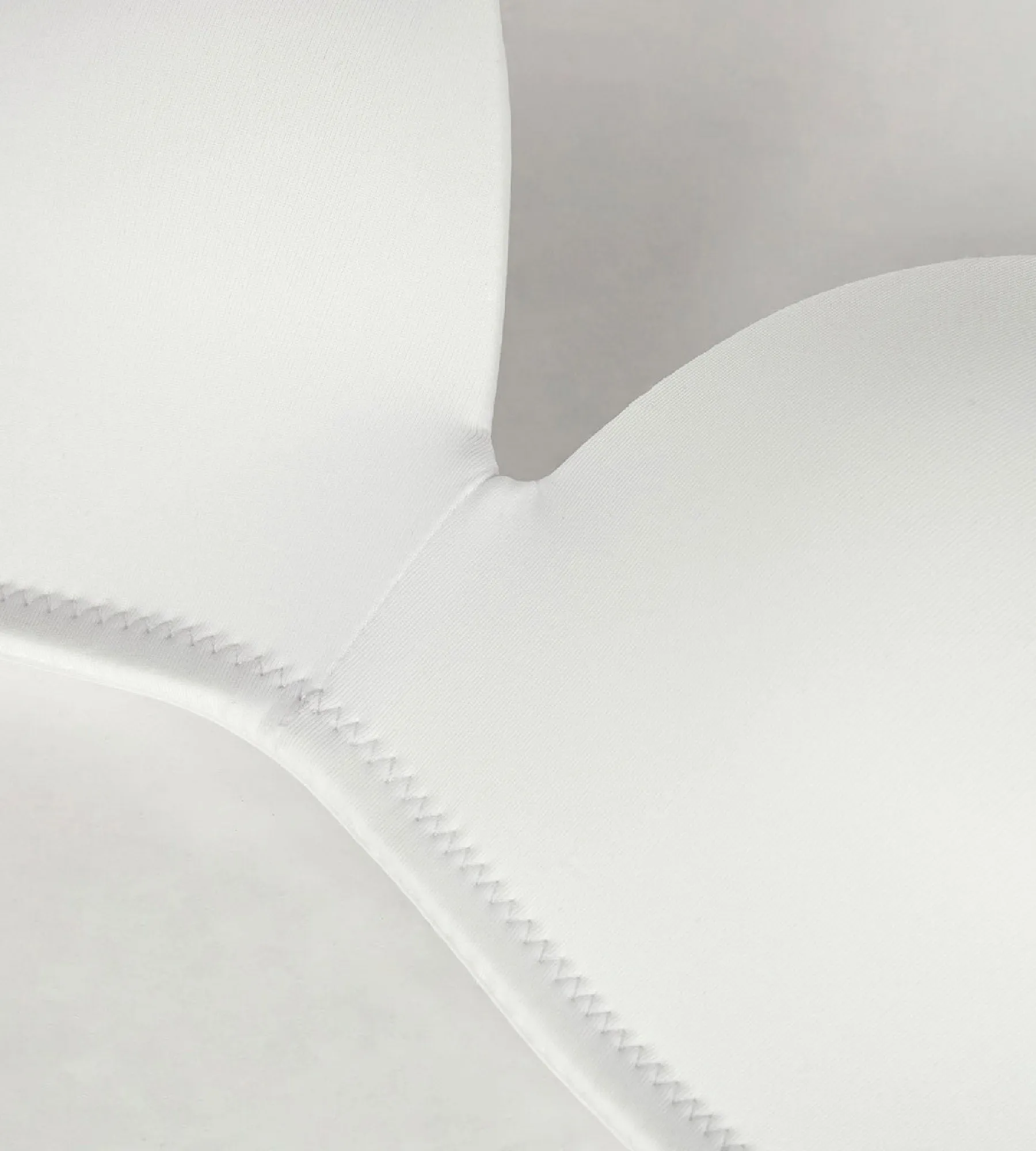 Soutien-gorge triangle Blanc à coques pour fille Dim Invisible