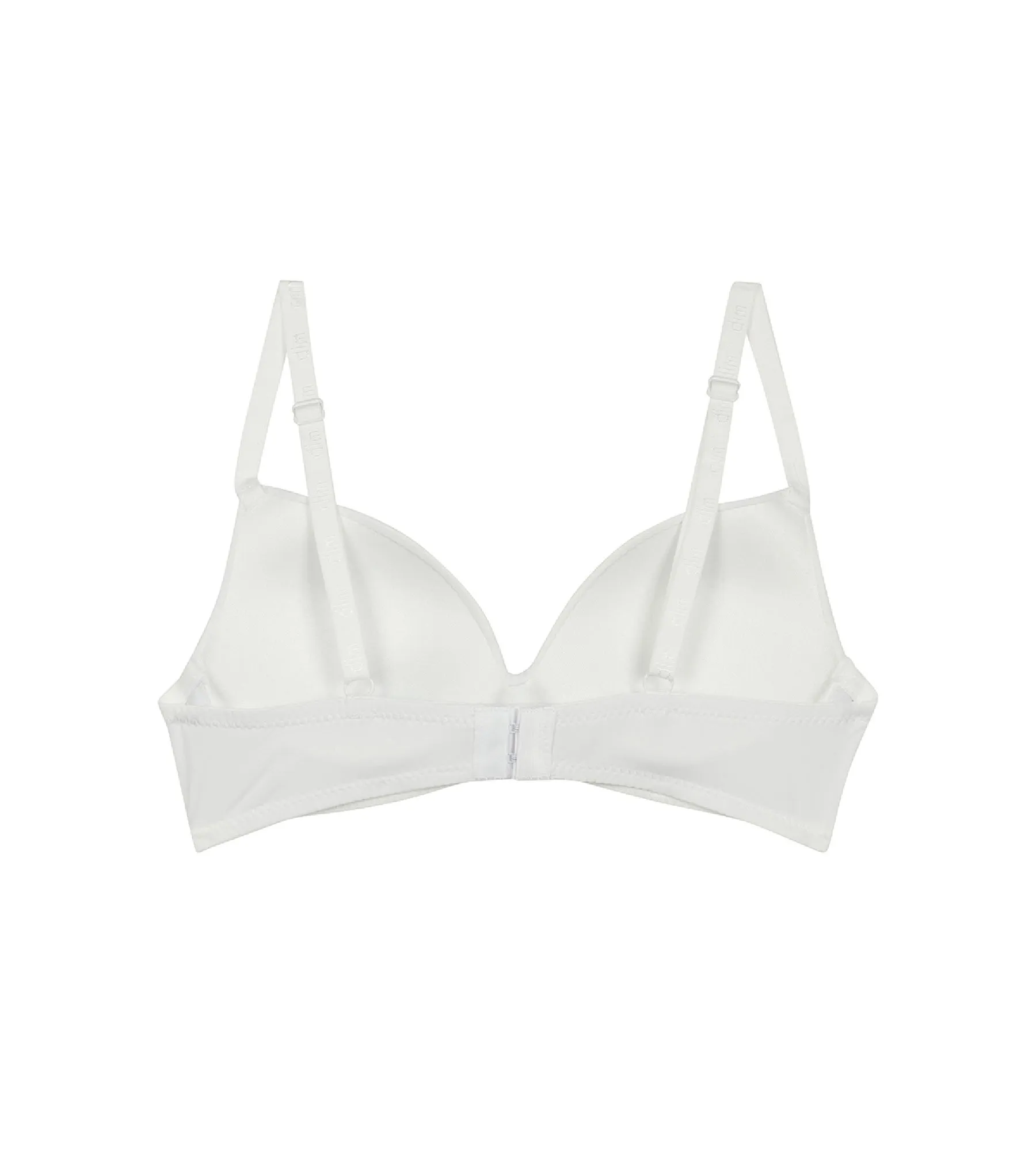 Soutien-gorge triangle Blanc à coques pour fille Dim Invisible