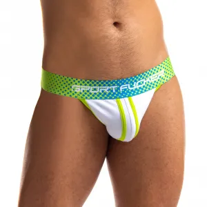 Sport Fucker Jersey Jock Green/White Sm