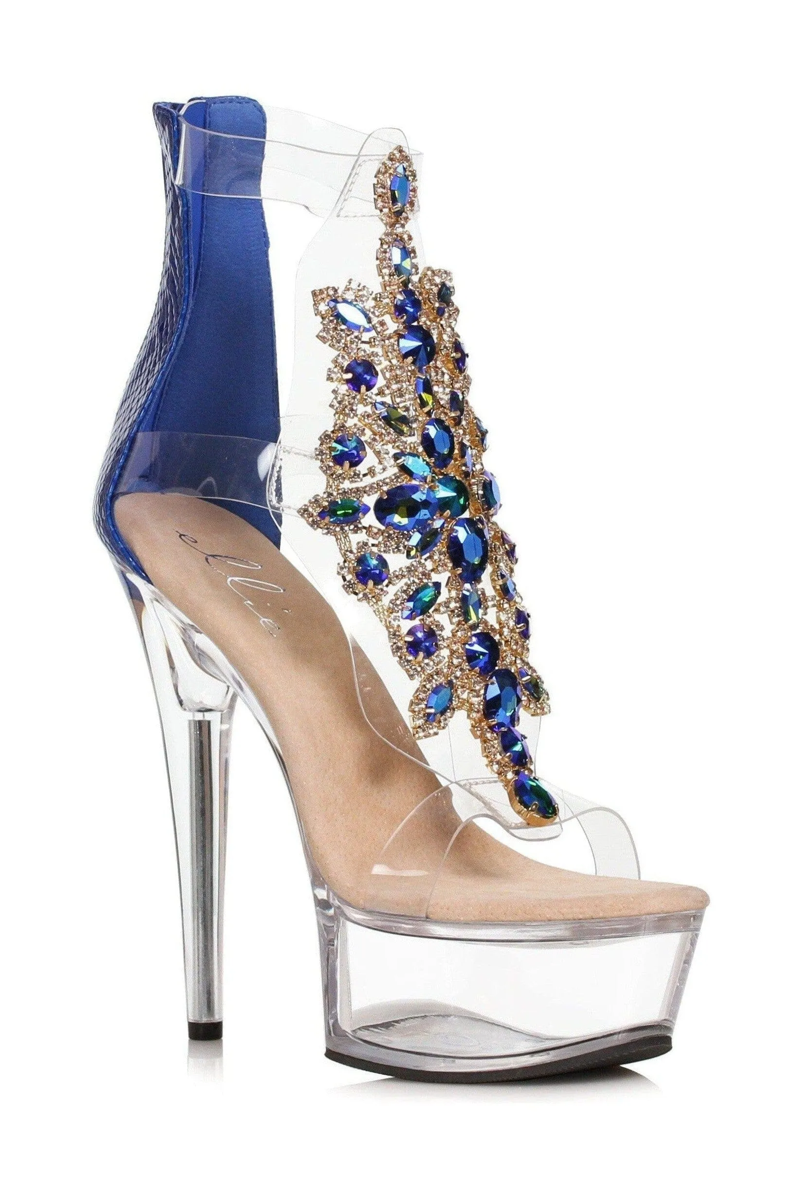 SS-Ellie Shoes 609-LARA Stiletto With Rhinestone Upper