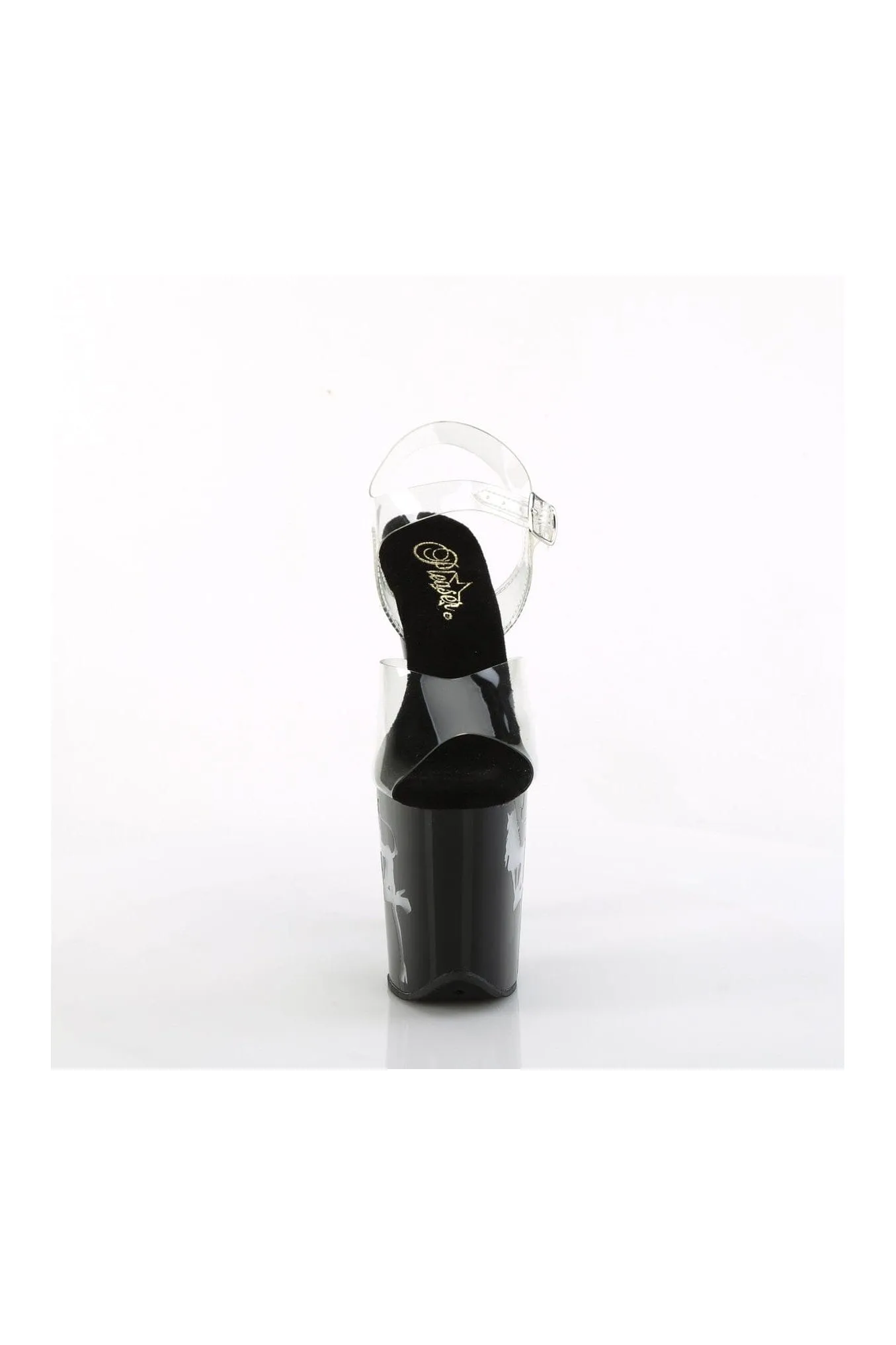 SS-FLAMINGO-808NLDG Clear Vinyl Sandal