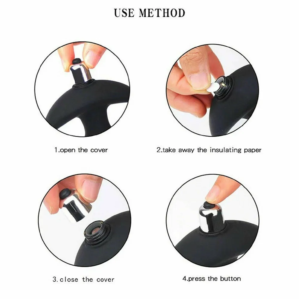 Twist Vibrating Anal Prostate Massager Beaded Butt Plug Vibrator Adult Sex Toy