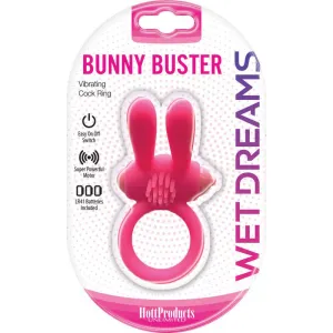 Wet Dreams Bunny Buster Cock Ring With Turbo Bunny