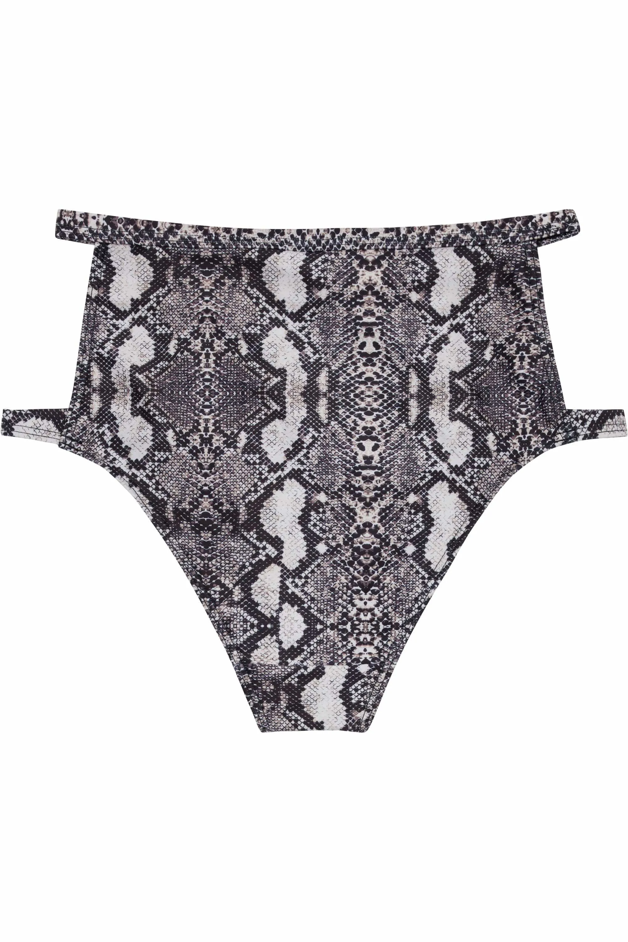 Wolf & Whistle Eco Snakeskin chain high waist brief